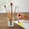 Brown Synthetic Flat &#x26; Round Brushes by Artist&#x27;s Loft&#xAE; Necessities&#x2122;